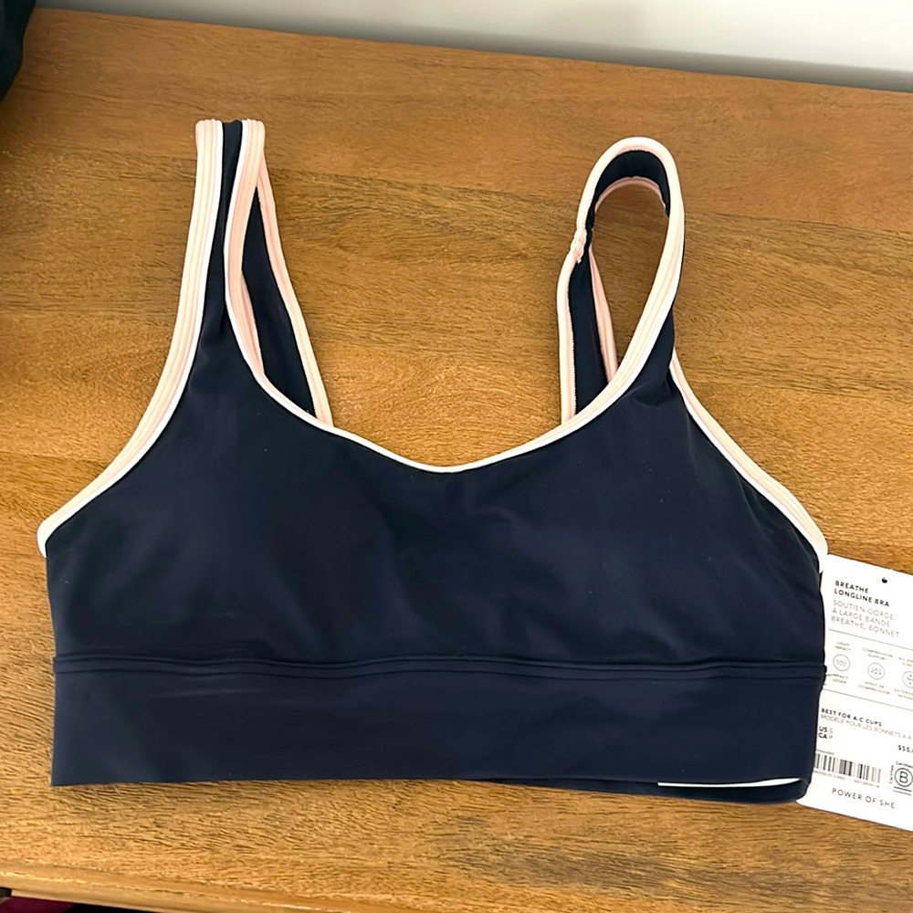 NWT Athleta Breathe Longline Bra